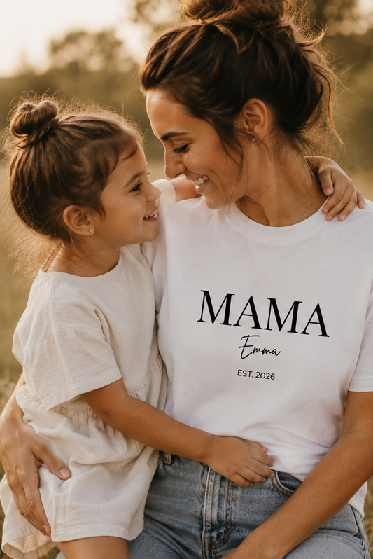 MAMA -personalisierbar- Damen Premium T-Shirt