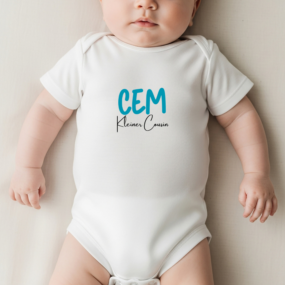 Kleiner Cousin -personalisierbar- Baby Body