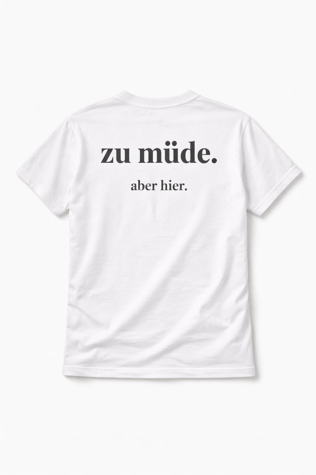 zu müde aber hier. Ehrliches Mama Statement Shirt