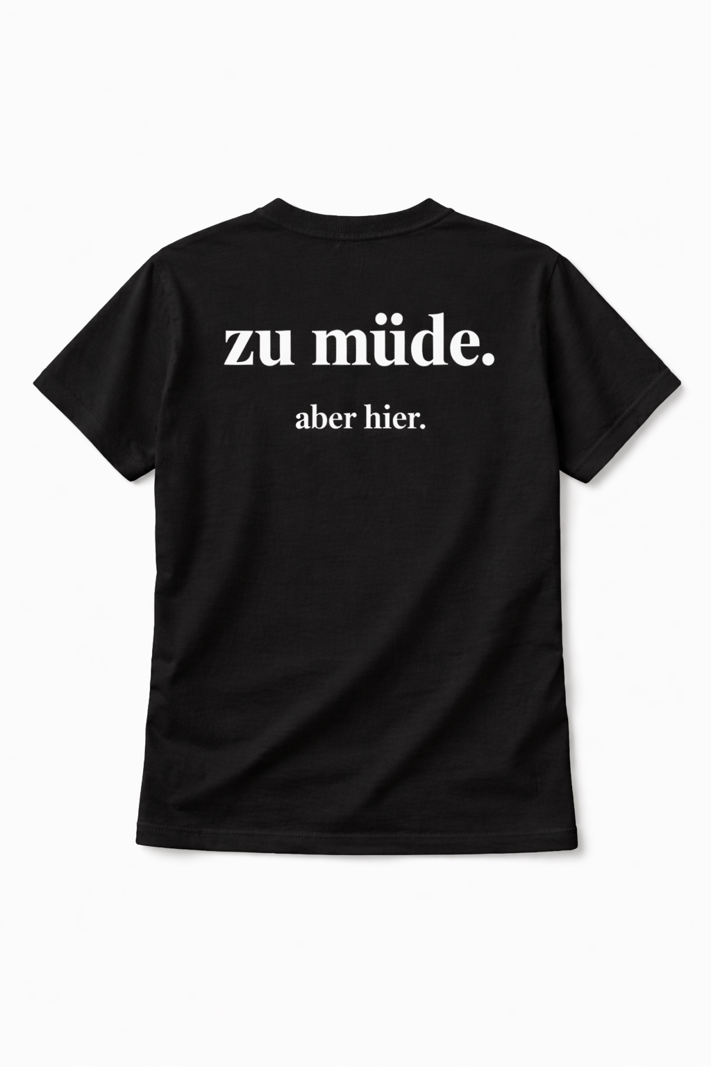 zu müde aber hier. Ehrliches Mama Statement Shirt