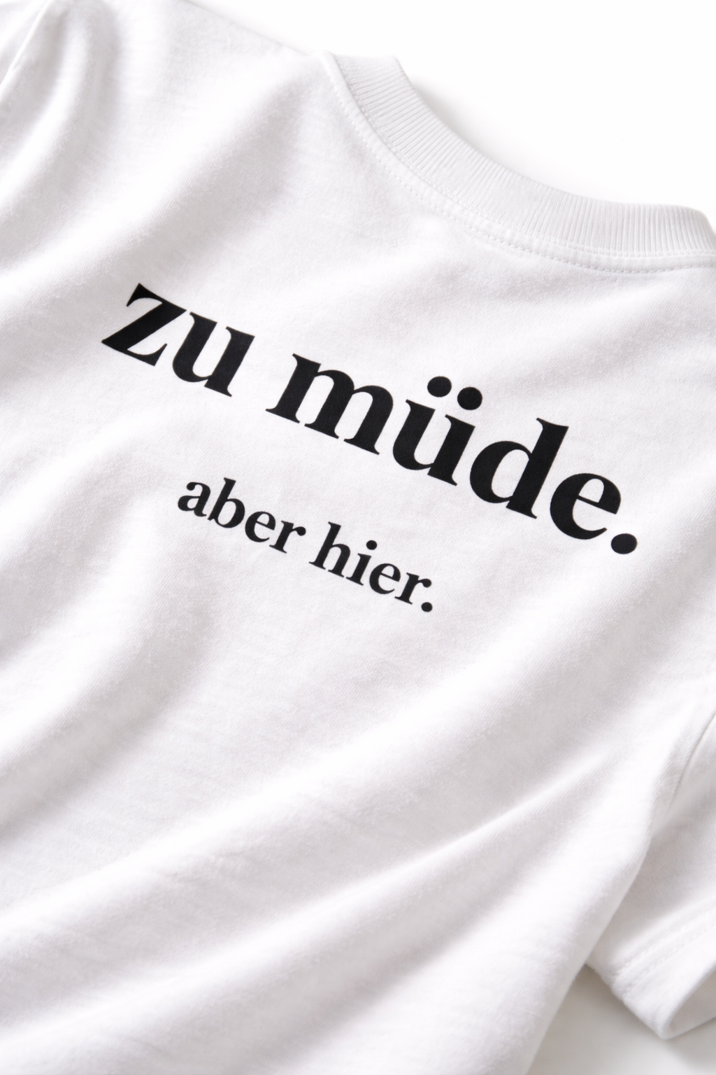 zu müde aber hier. Ehrliches Mama Statement Shirt