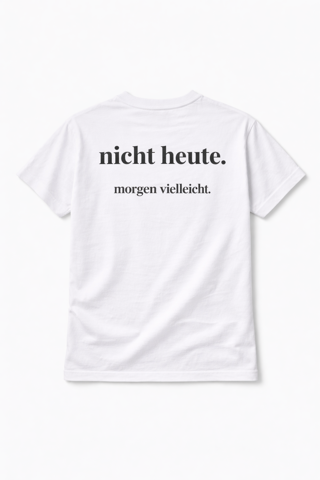 nicht heute morgen vielleicht. Ehrliches Mama Statement Shirt