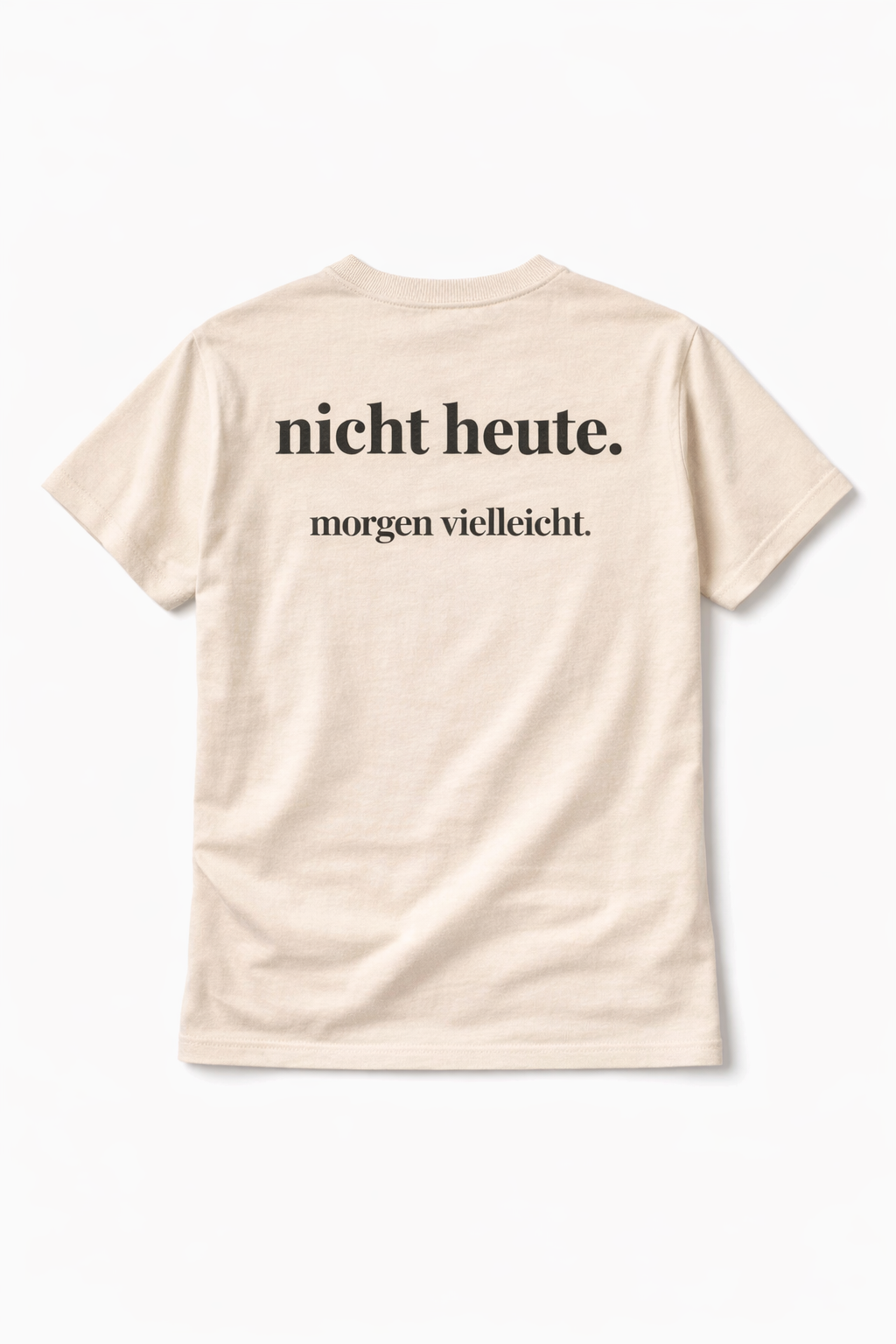 nicht heute morgen vielleicht. Ehrliches Mama Statement Shirt