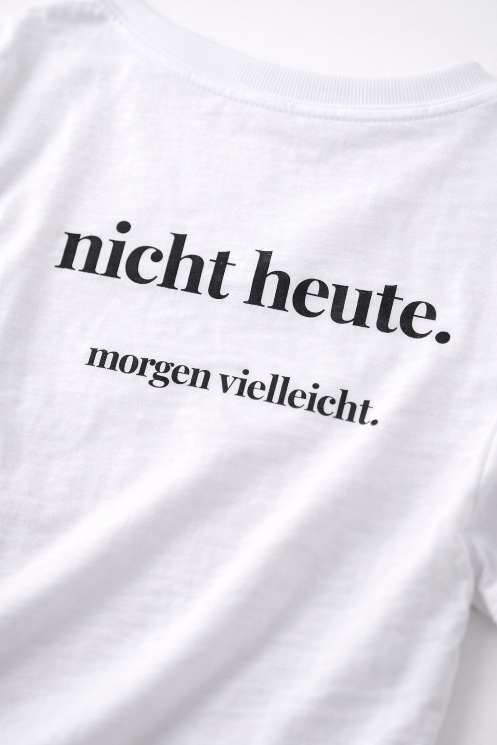 nicht heute morgen vielleicht. Ehrliches Mama Statement Shirt
