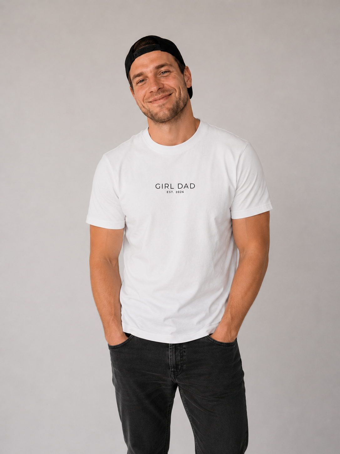 GIRL DAD -personalisierbar- Herren premium T-Shirt