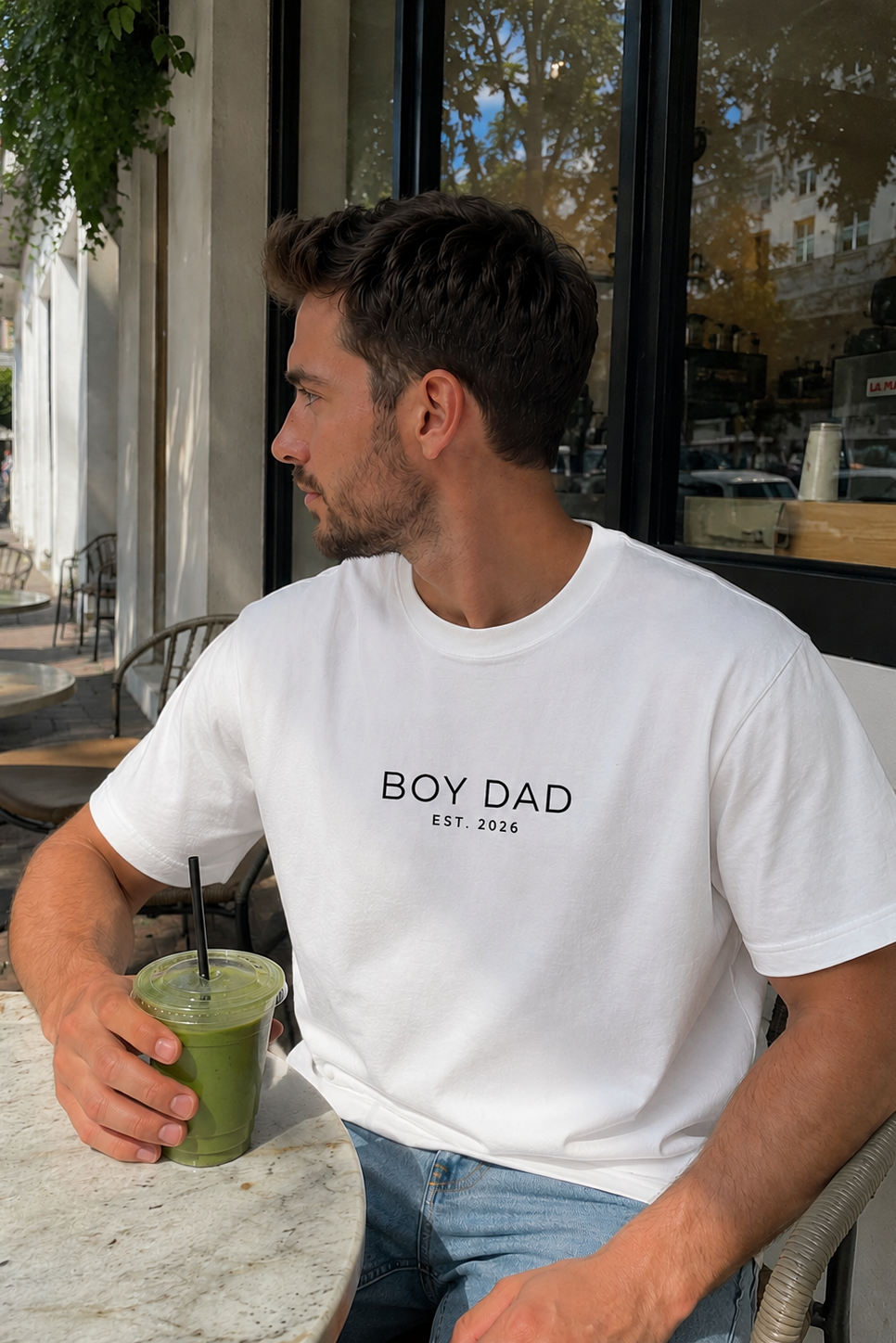 BOY DAD -personalisierbar- Herren Premium T-Shirt