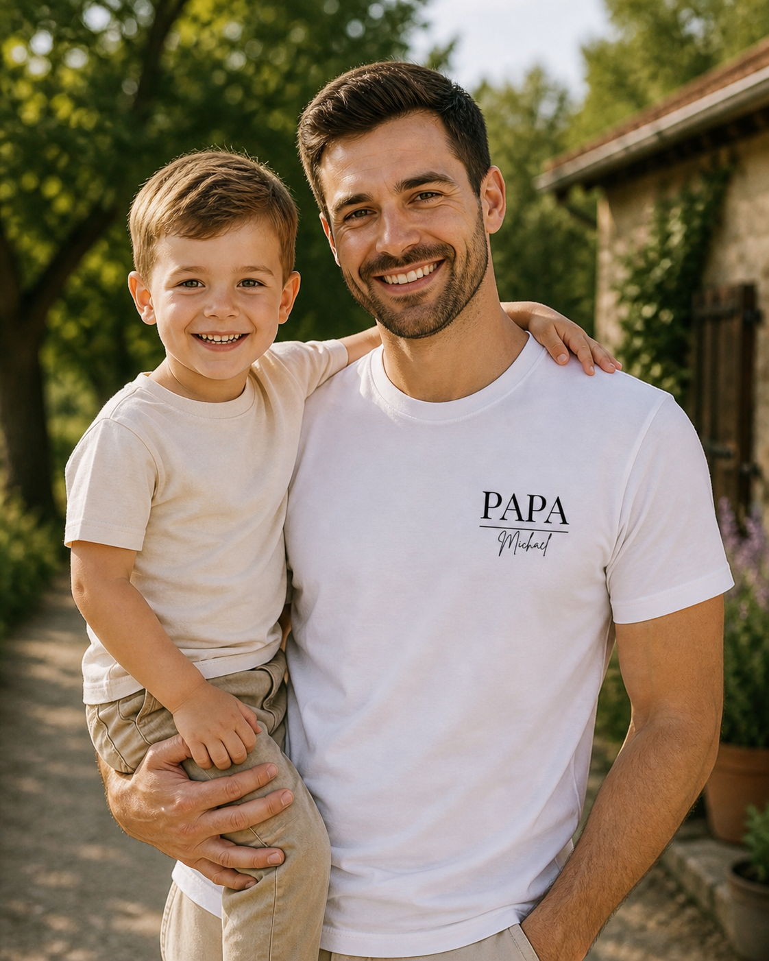 PAPA -personalisierbar- Herren Premium T-Shirt