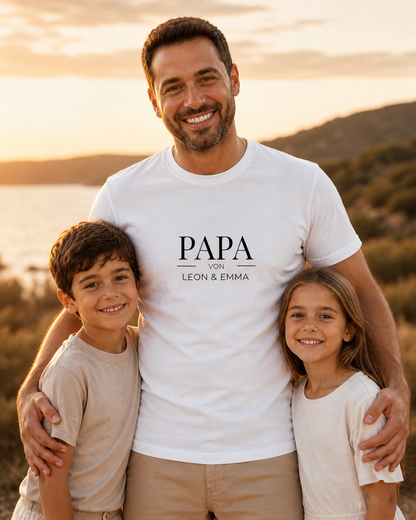 PAPA VON -personalisierbar- Herren Premium T-Shirt