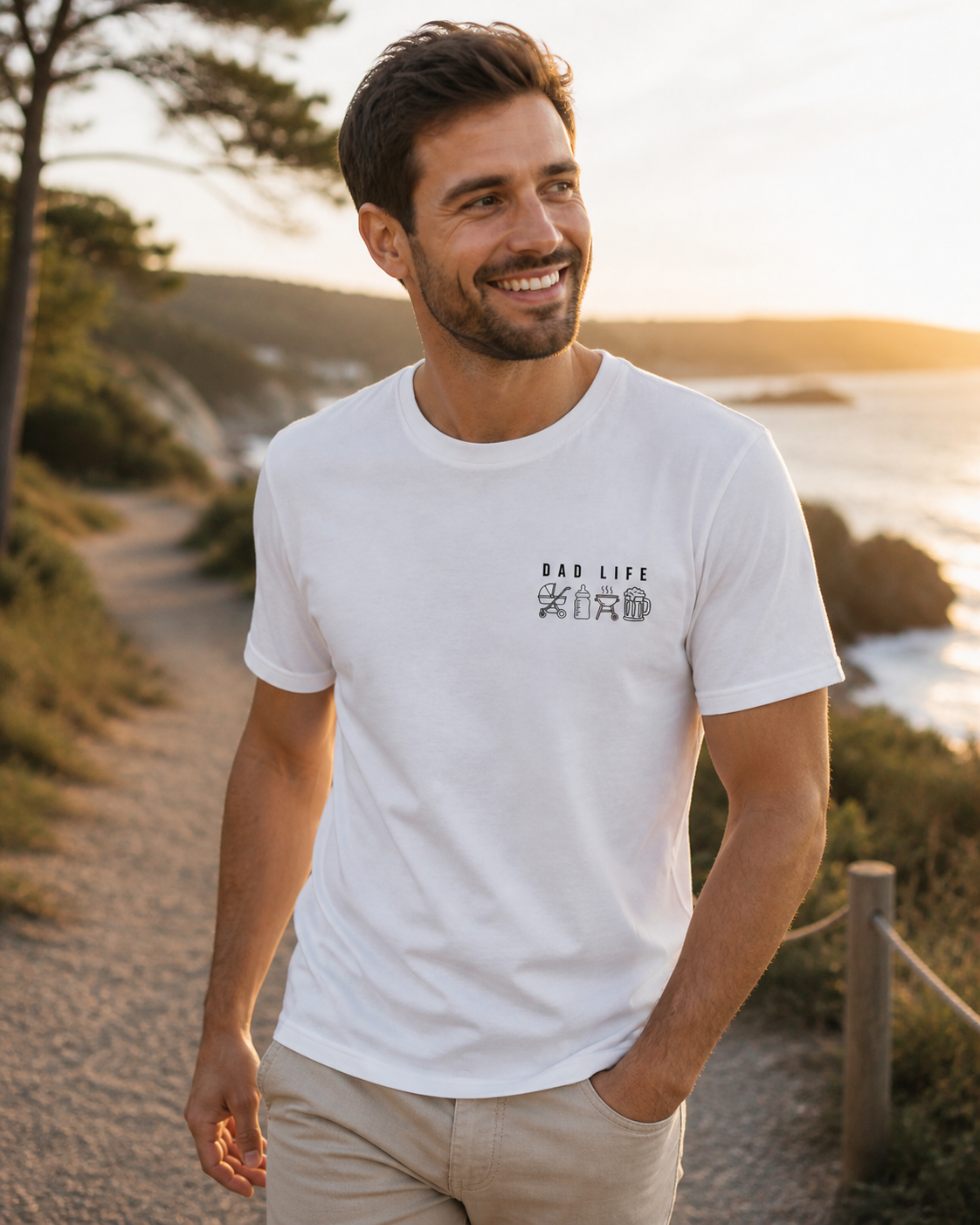 DAD LIFE Herren Premium T-Shirt