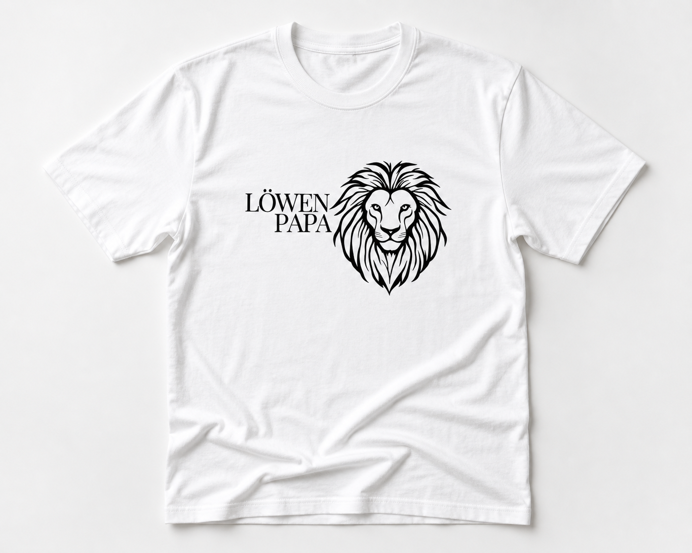 LÖWEN PAPA - Herren Premium T-Shirt