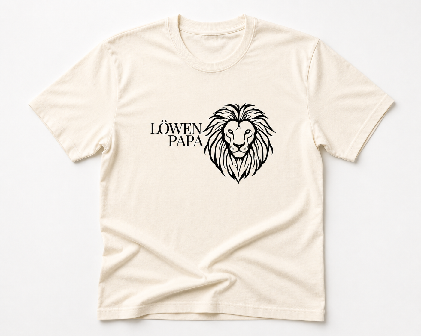 LÖWEN PAPA - Herren Premium T-Shirt