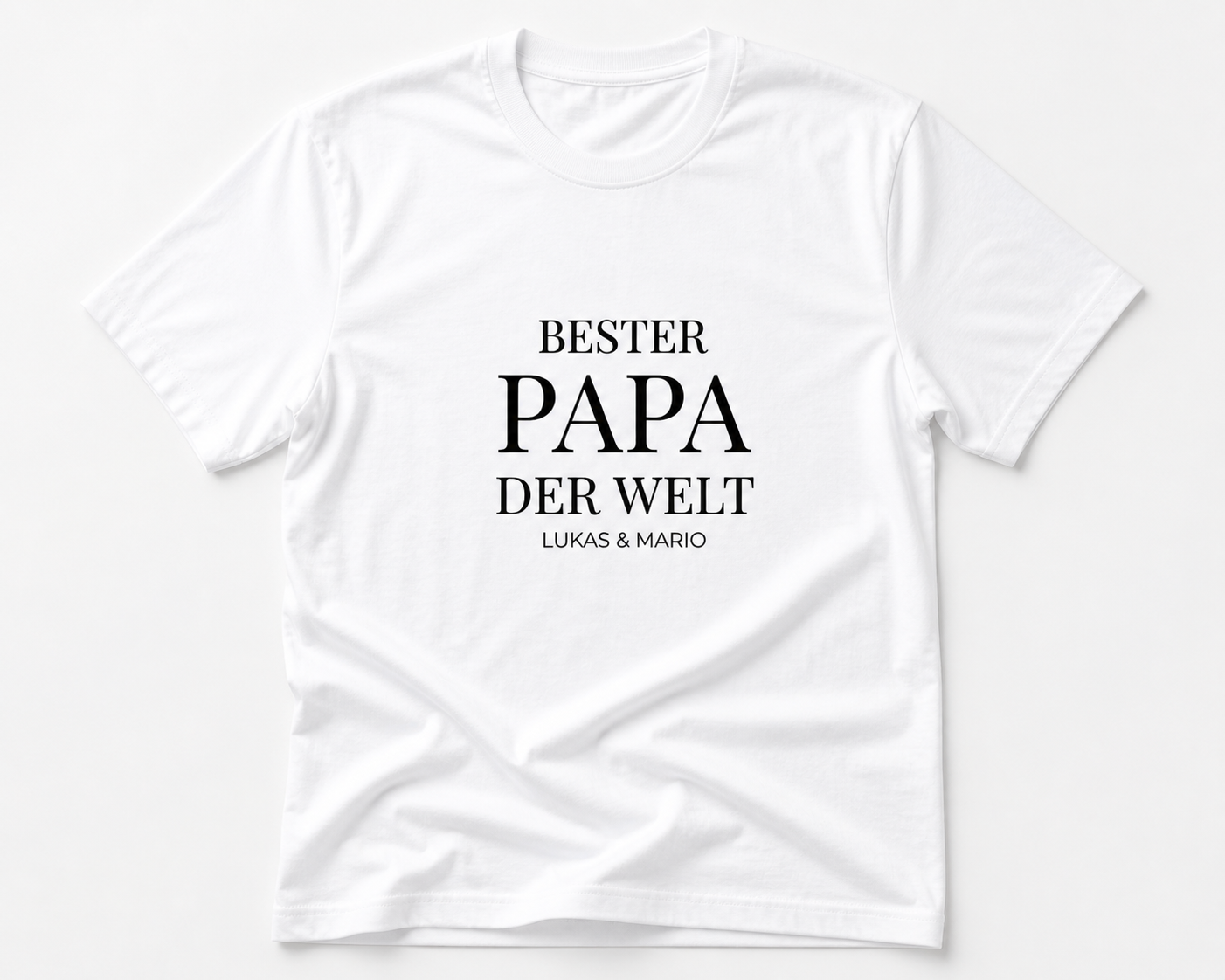 BESTER PAPA DER WELT -personalisierbar- Herren Premium T-Shirt