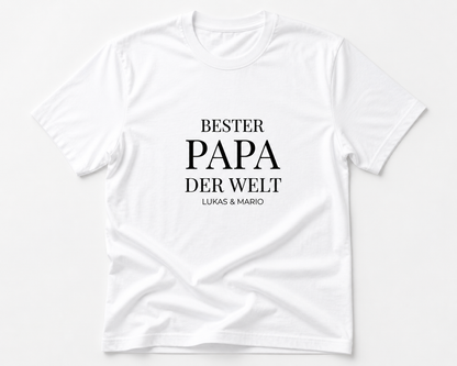 BESTER PAPA DER WELT -personalisierbar- Herren Premium T-Shirt