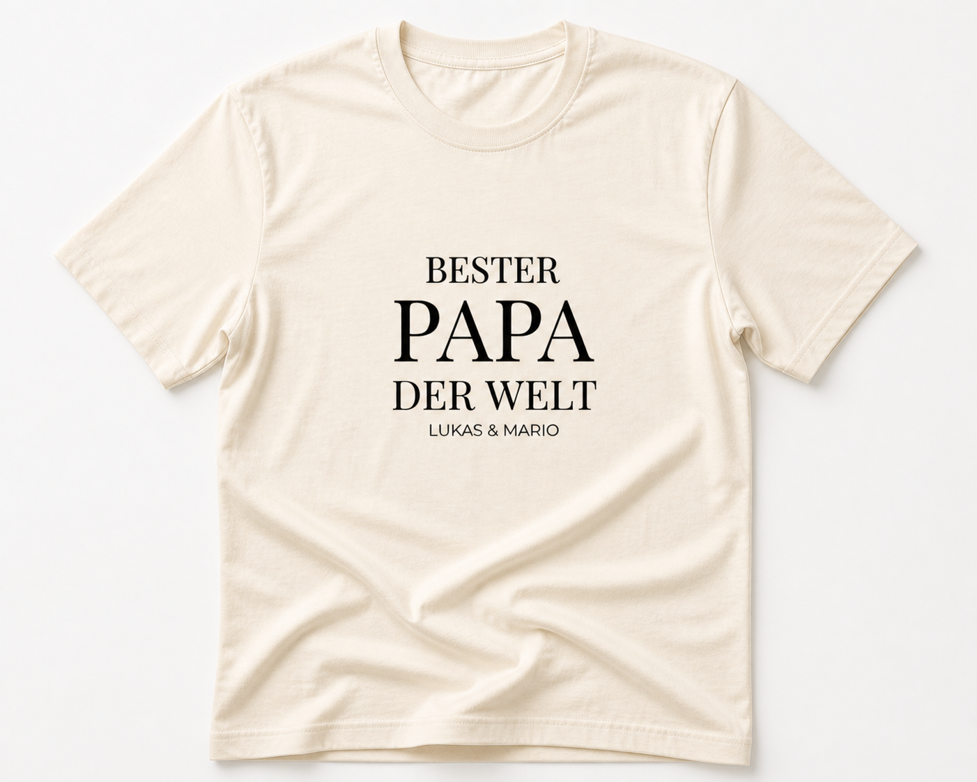 BESTER PAPA DER WELT -personalisierbar- Herren Premium T-Shirt