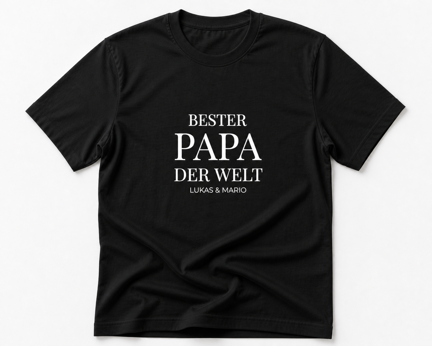 BESTER PAPA DER WELT -personalisierbar- Herren Premium T-Shirt