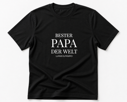 BESTER PAPA DER WELT -personalisierbar- Herren Premium T-Shirt