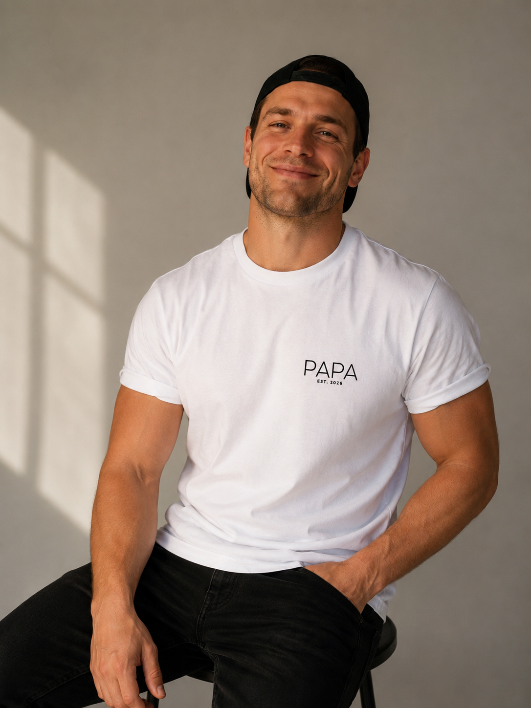 PAPA -personalisierbar- Herren Premium T-Shirt