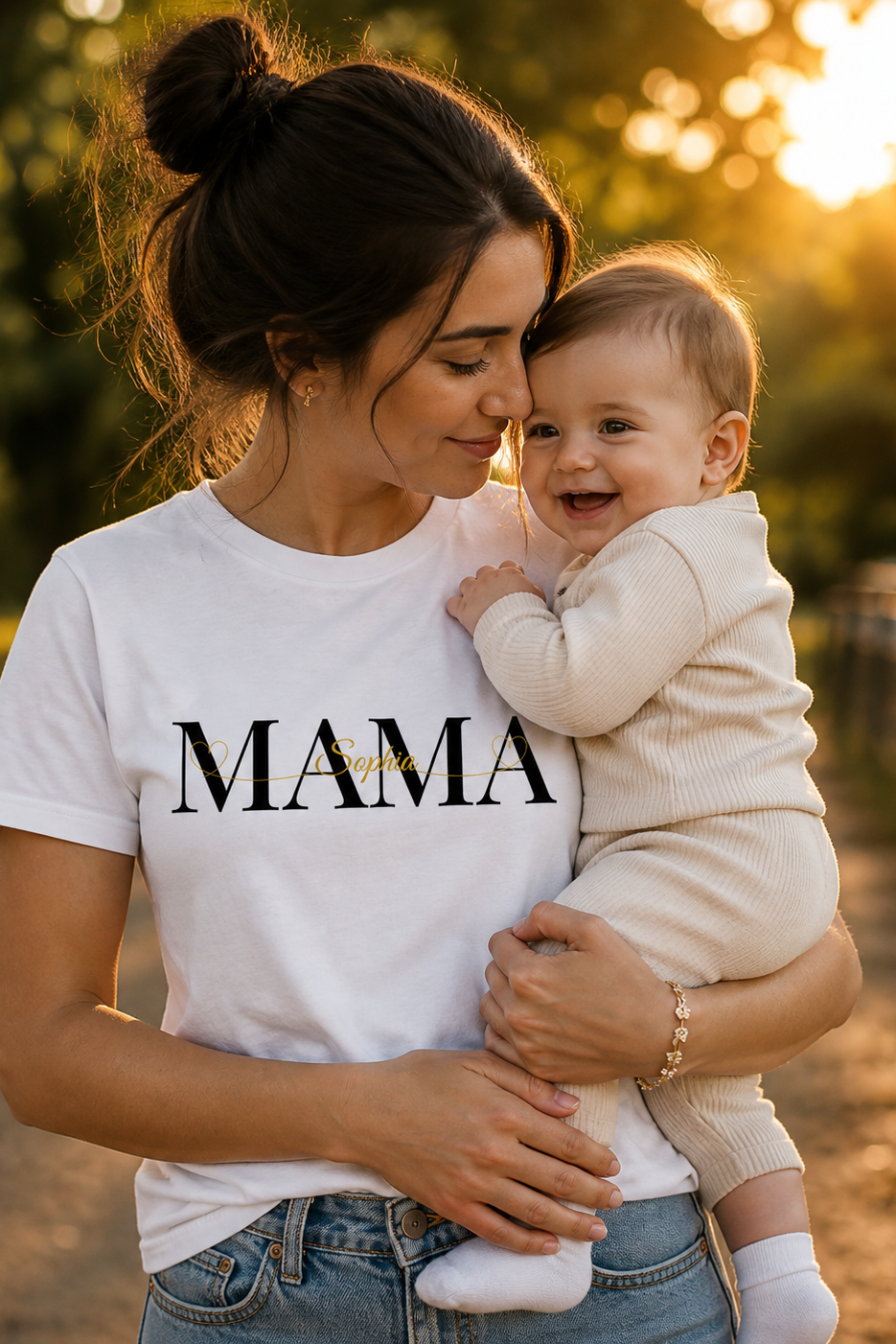 MAMA -personalisierbar- Damen Premium T-Shirt