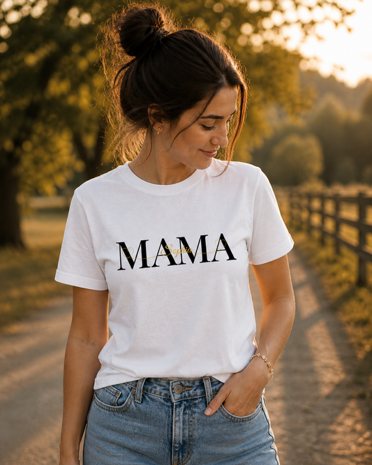 MAMA -personalisierbar- Damen Premium T-Shirt