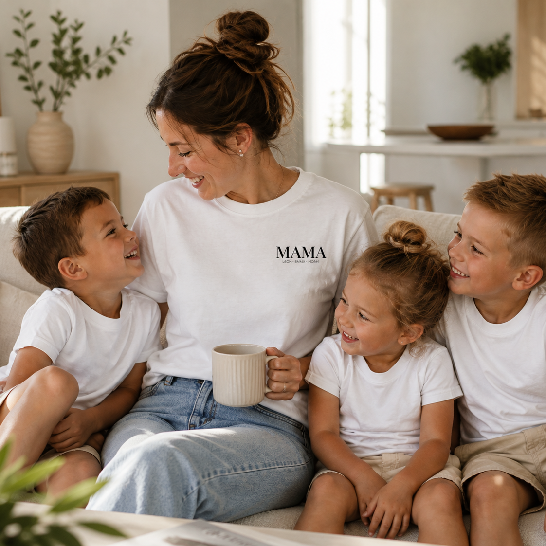 MAMA -personalisierbar- Damen Premium T-Shirt