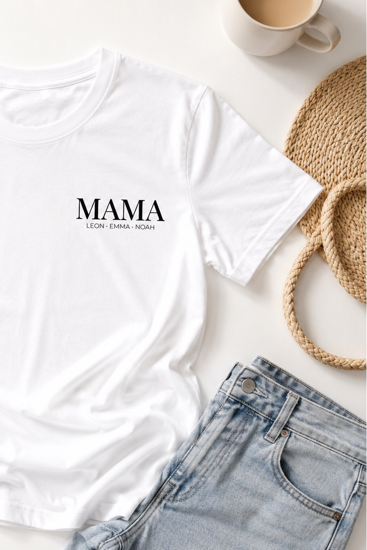 MAMA -personalisierbar- Damen Premium T-Shirt