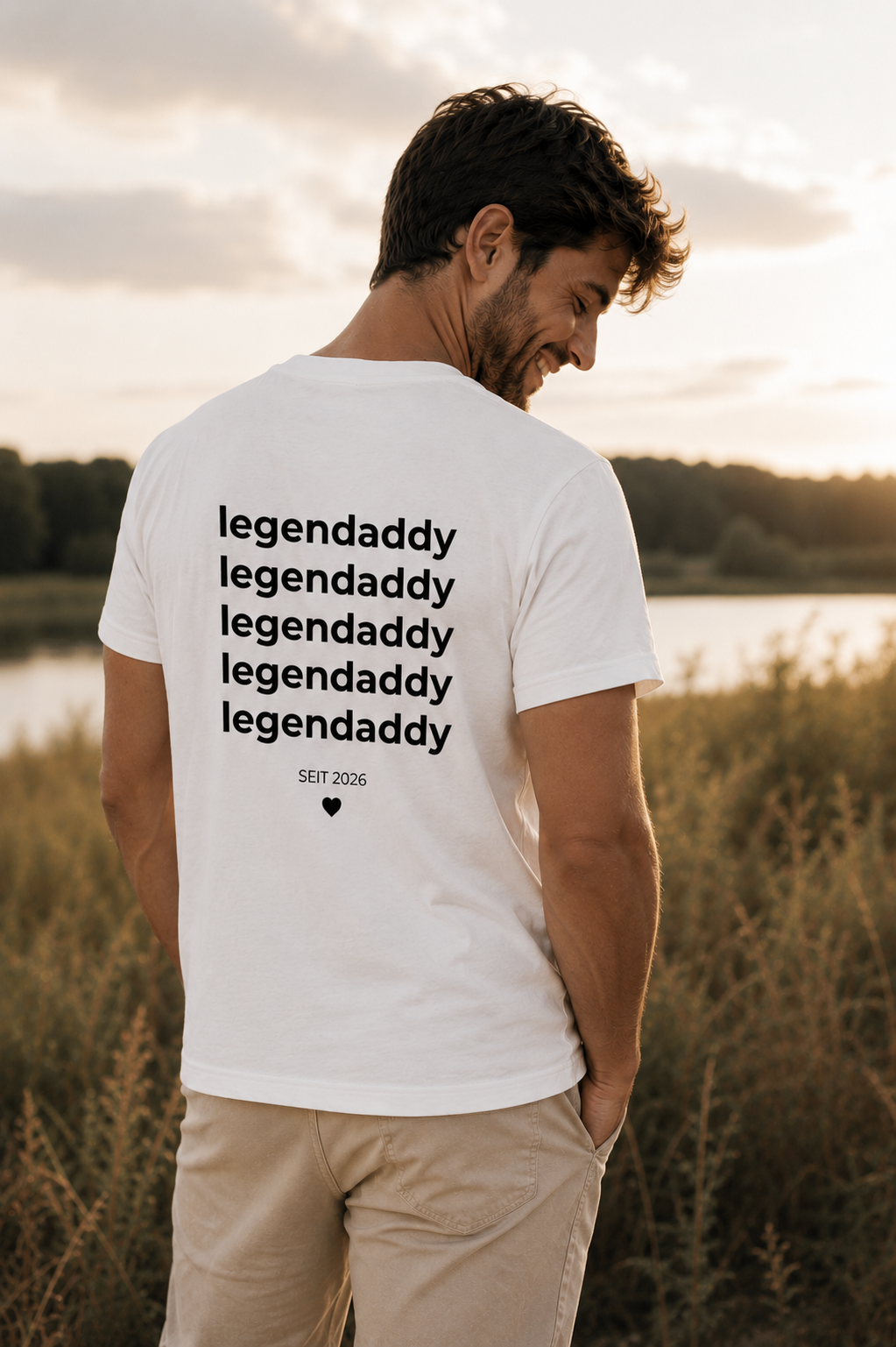 LEGENDADDY -personalisierbar- Herren Premium T-Shirt