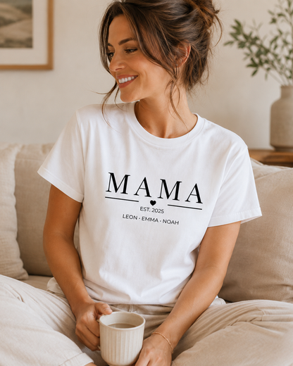 MAMA -personalisierbar- Damen Premium T-Shirt