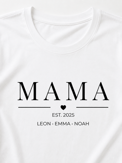 MAMA -personalisierbar- Damen Premium T-Shirt
