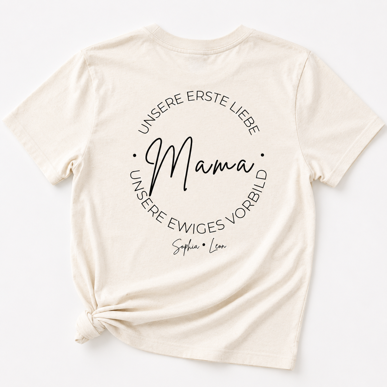 MAMA. UNSERE ERSTE LIEBE -personalisierbar- Damen Premium T-Shirt
