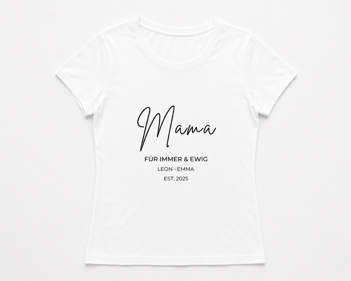 MAMA FÜR IMMER -personalisierbar- Damen Premium T-Shirt