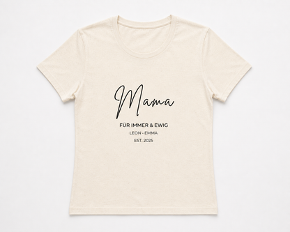 MAMA FÜR IMMER -personalisierbar- Damen Premium T-Shirt