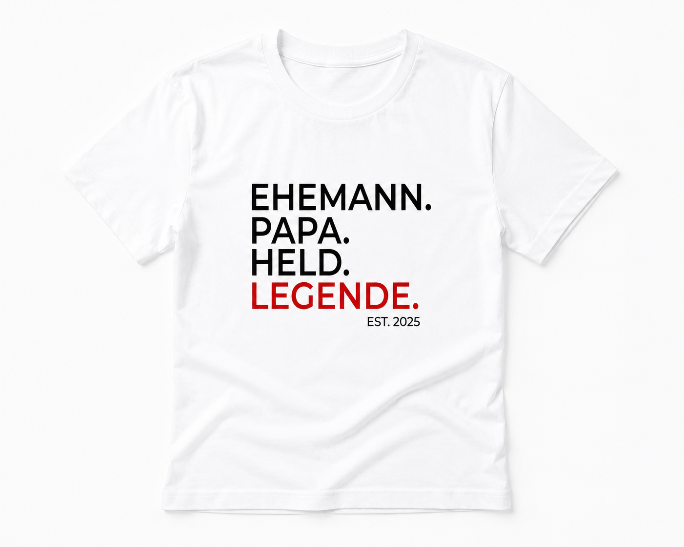 EHEMANN PAPA HELD -personalisierbar- Herren Premium T-Shirt
