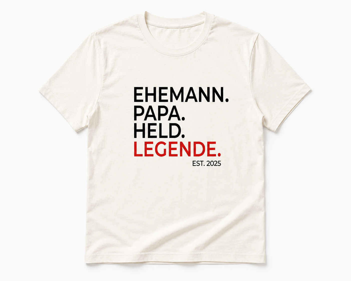 EHEMANN PAPA HELD -personalisierbar- Herren Premium T-Shirt