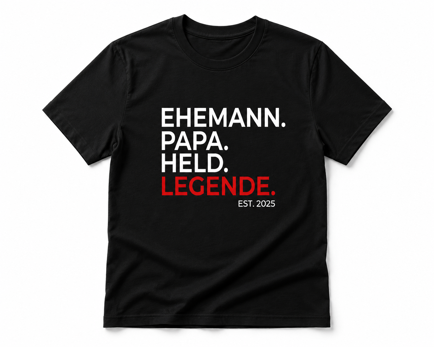 EHEMANN PAPA HELD -personalisierbar- Herren Premium T-Shirt