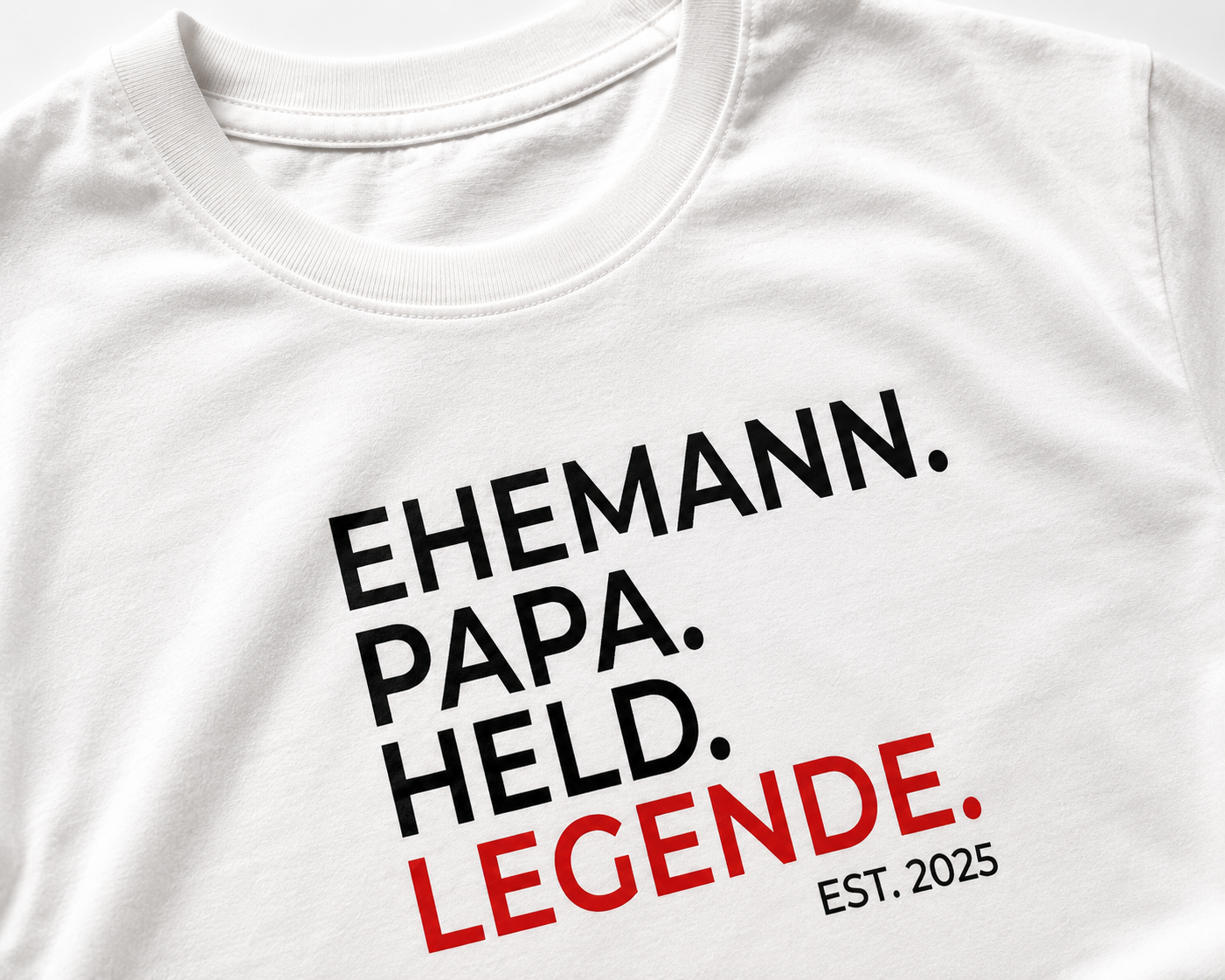 EHEMANN PAPA HELD -personalisierbar- Herren Premium T-Shirt