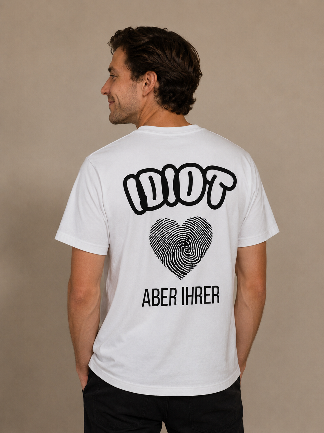 IDIOT ABER IHRER - Herren Premium T-Shirt