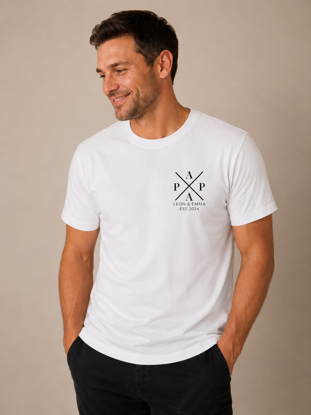 PAPA -personalisierbar- Herren Premium T-Shirt