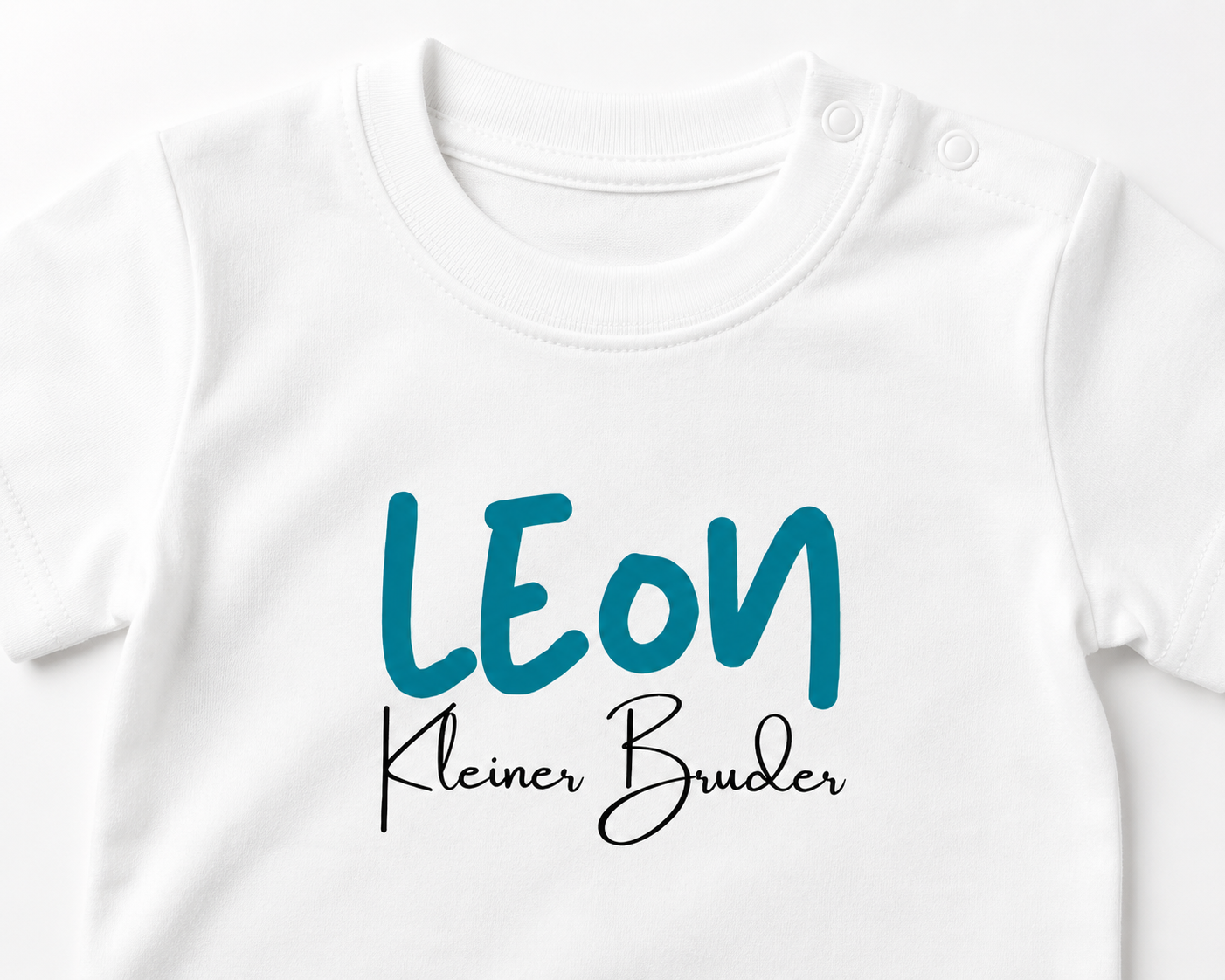 Kleiner Bruder -personalisierbar- Baby T-Shirt