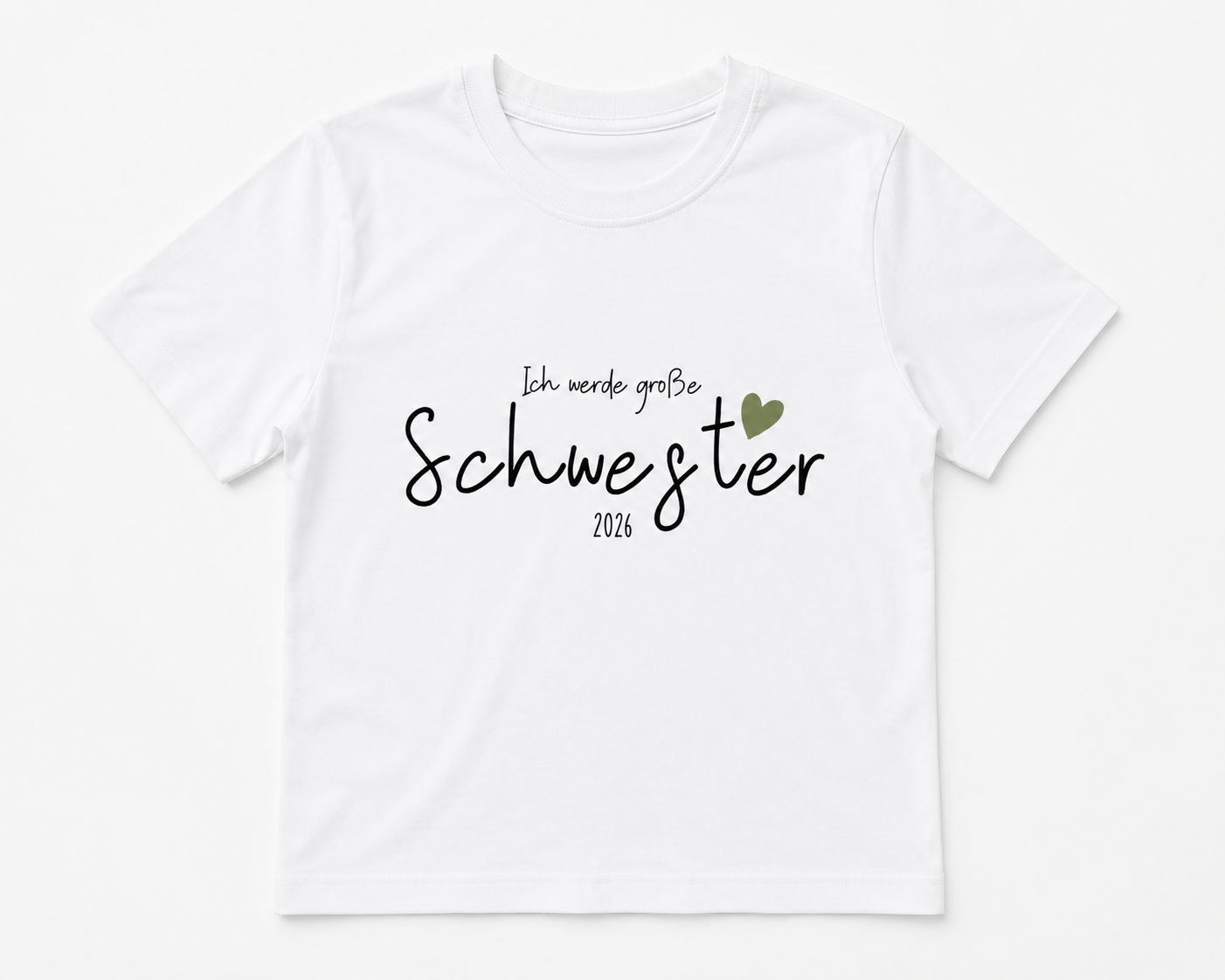 Ich werde große Schwester -personalisierbar- Kinder T-Shirt