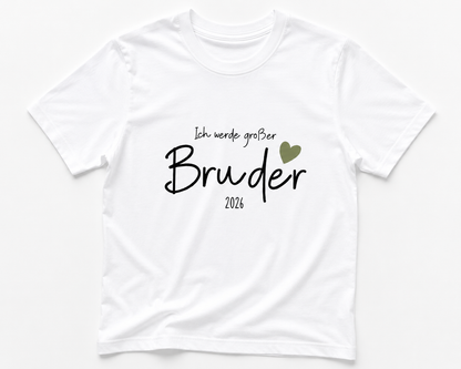 Ich werde großer Bruder -personalisierbar- Kinder T-Shirt