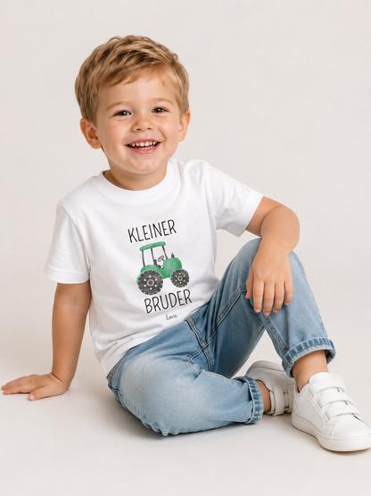Kleiner Bruder -personalisierbar- Baby T-Shirt
