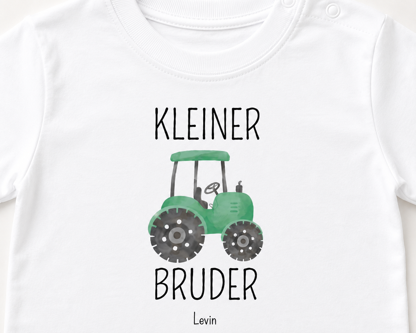 Kleiner Bruder -personalisierbar- Baby T-Shirt