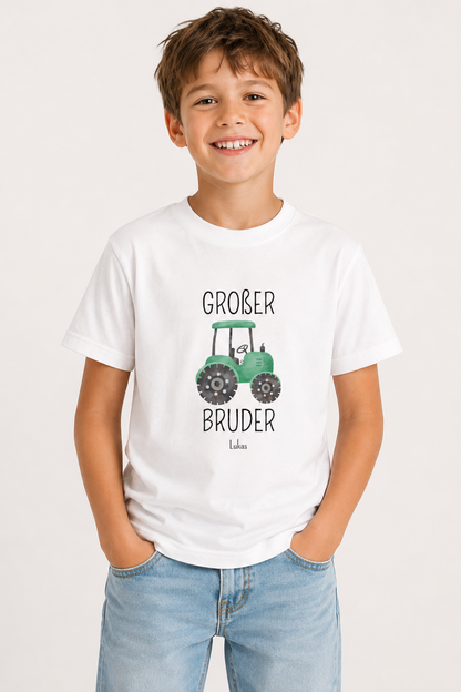 Großer Bruder -personalisierbar- Kinder T-Shirt