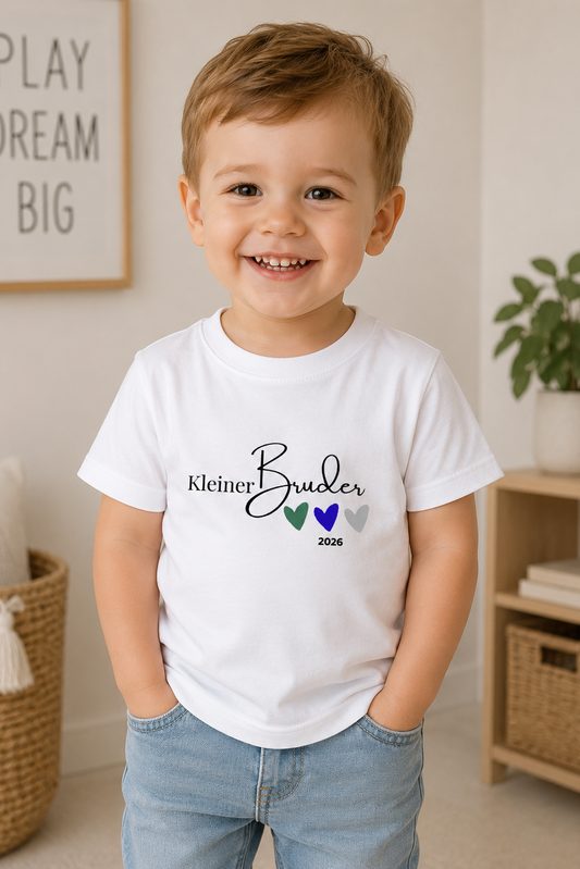 Kleiner Bruder -personalisierbar- Baby T-Shirt  - Baby T-Shirt