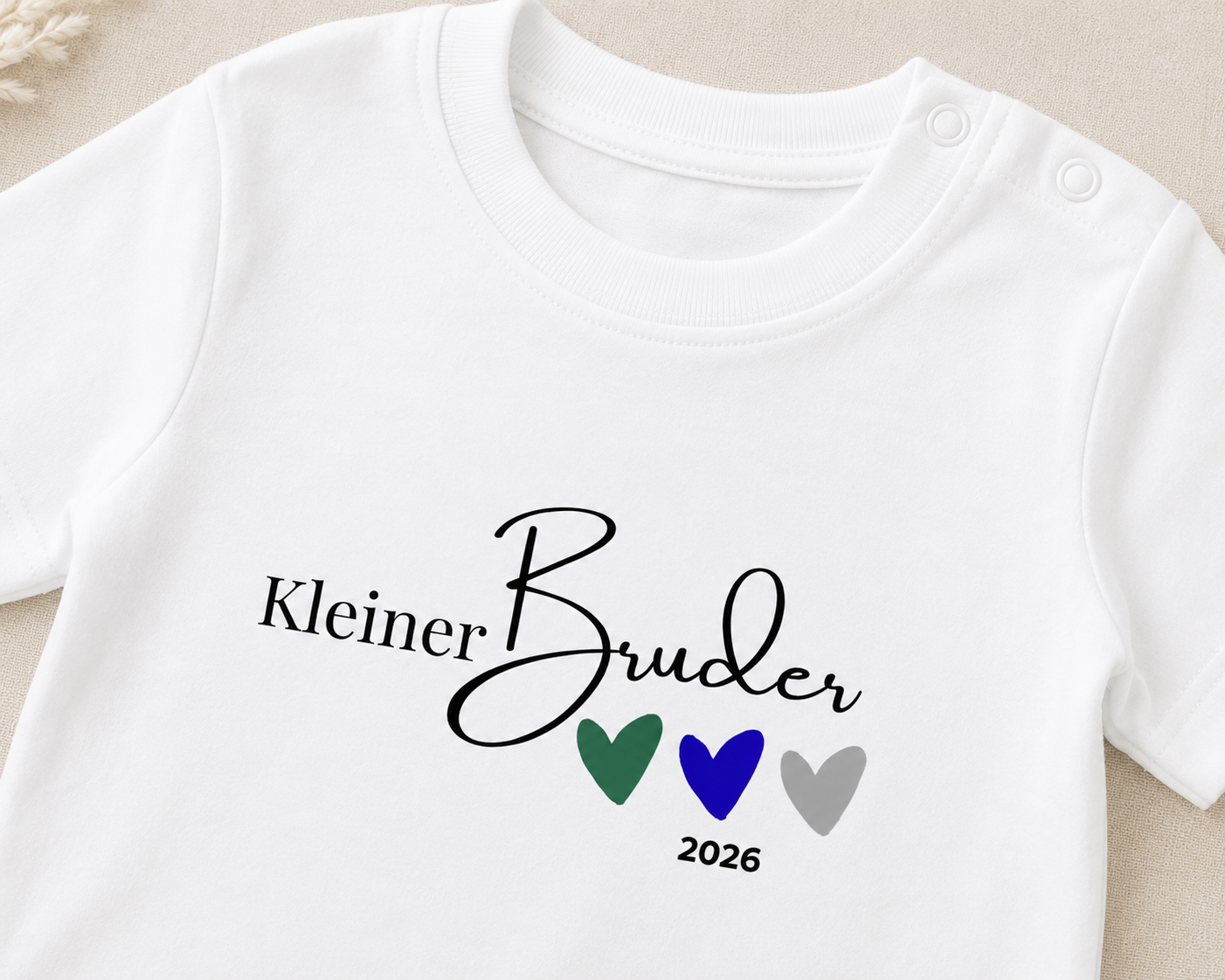 Kleiner Bruder -personalisierbar- Baby T-Shirt  - Baby T-Shirt