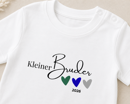 Kleiner Bruder -personalisierbar- Baby T-Shirt  - Baby T-Shirt