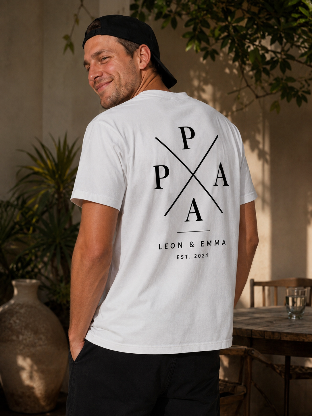 PAPA - personalisierbar- Herren Premium T-Shirt