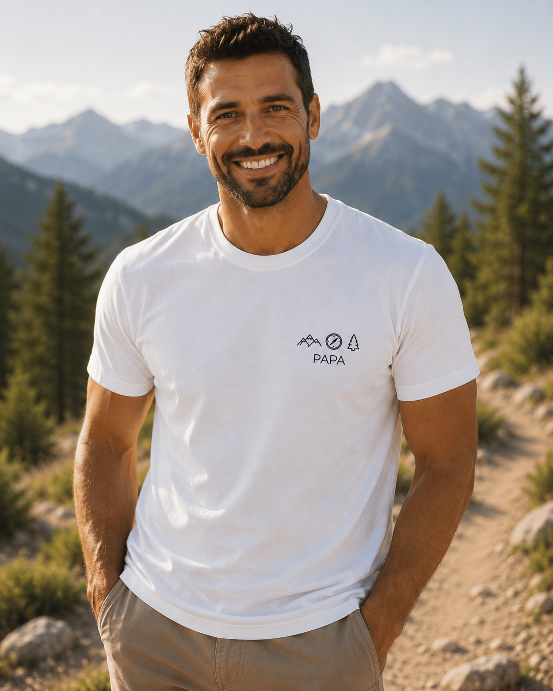 PAPA -personalisierbar- Herren Premium T-Shirt