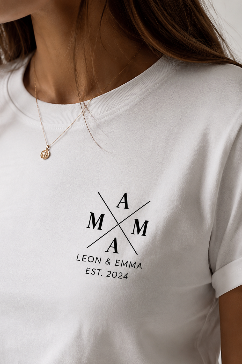 MAMA -personalisierbar- Damen Premium T-Shirt