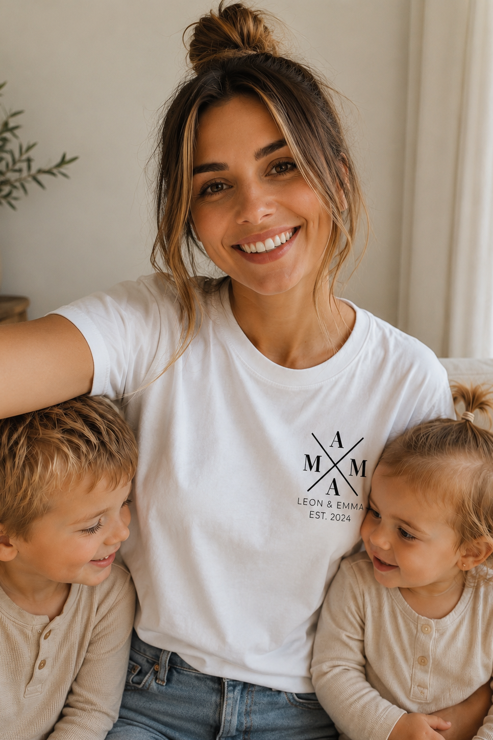 MAMA -personalisierbar- Damen Premium T-Shirt